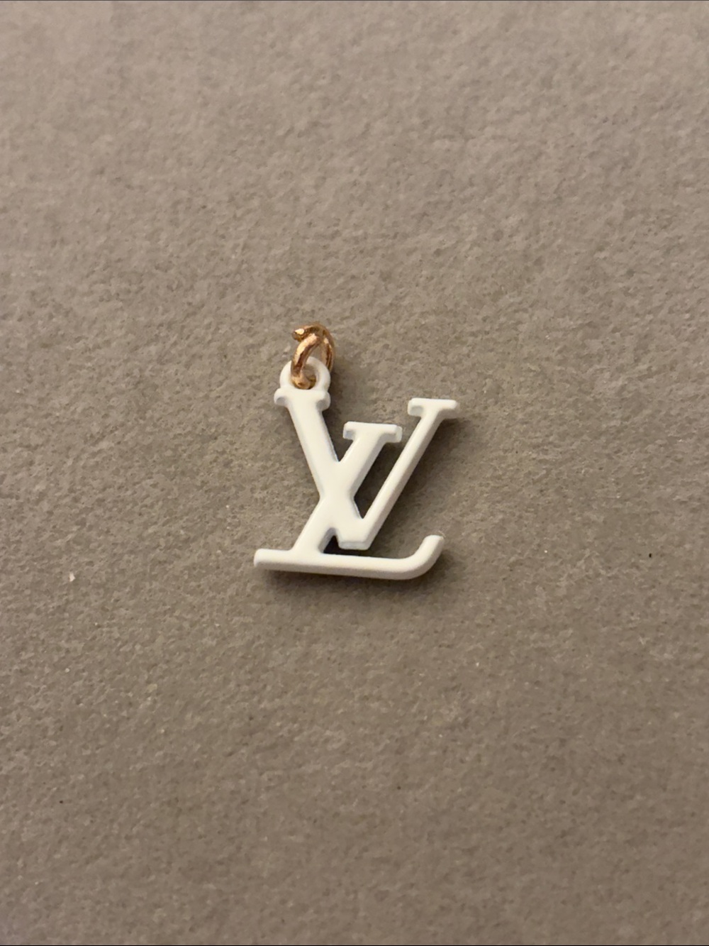 Logo Charm with Gold Loop